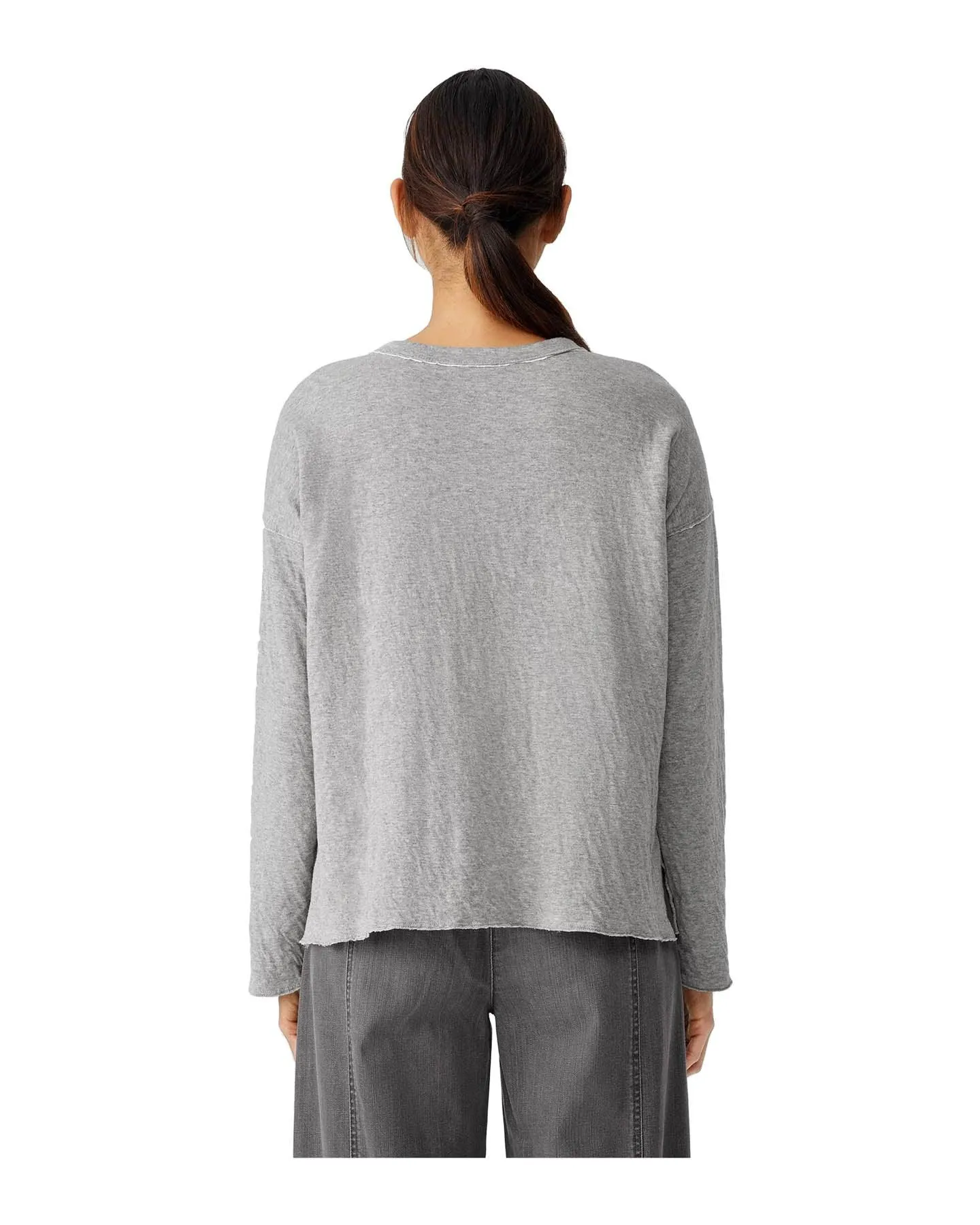 Eileen Fisher Double Layer Boxy Top