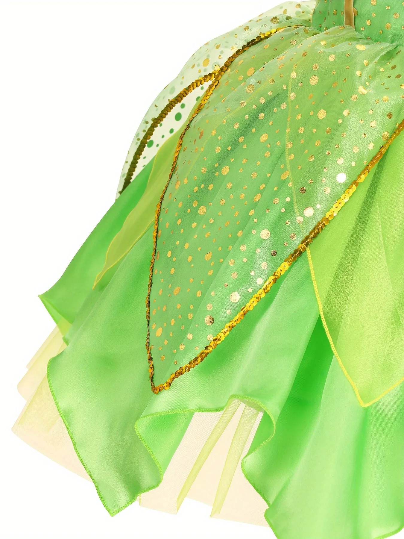 Enchanting Fairy Princess Tulle Dress - Sparkling Mesh Design for Dress Up Fun, Perfect for Halloween Parties, Performances & Carnivals - An Ideal Magical Gift for Little Girls