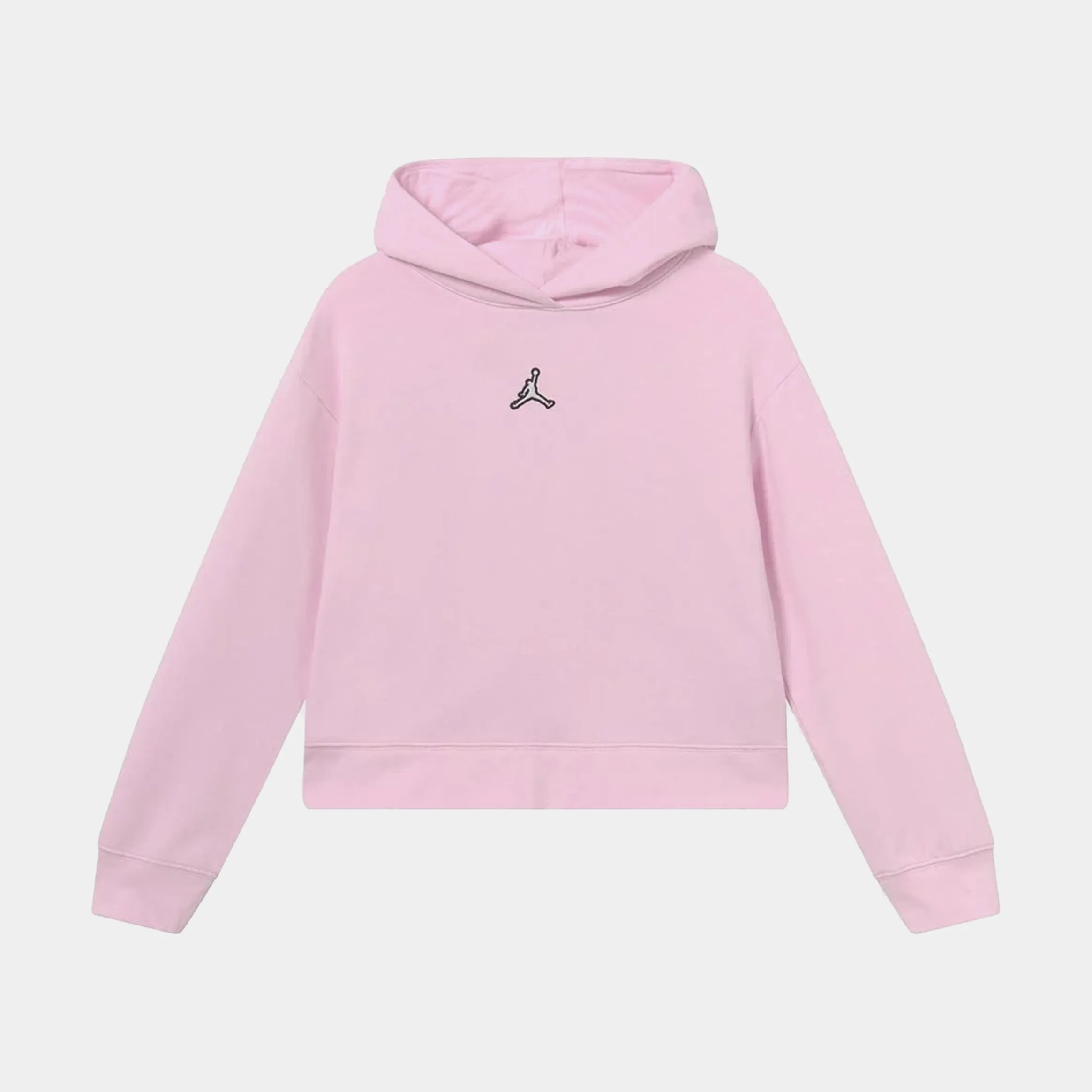 Essential Boxy Grade School Pullover Hoodie (Pink/White)