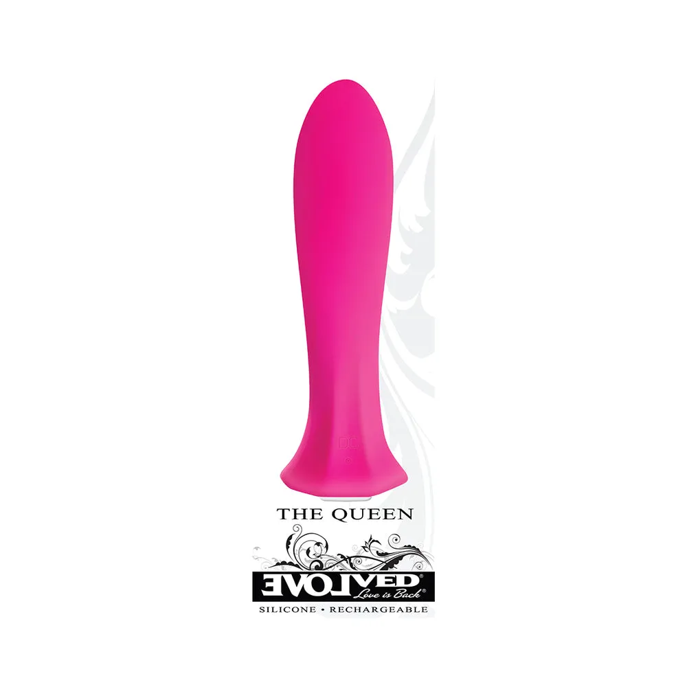 Evolved The Queen Rechargeable Silicone Mini Vibrator Pink