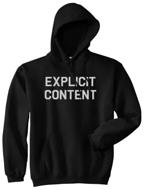 Explicit Content Mens Pullover Hoodie