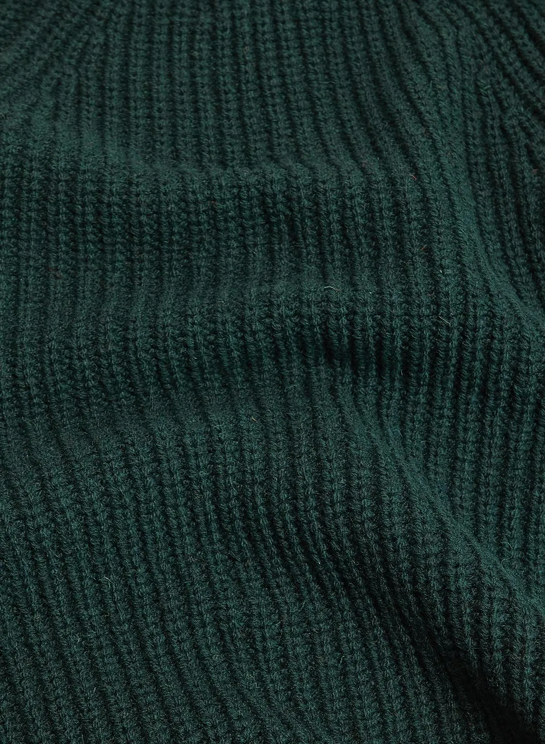 Fisherman Sweater in Conifer Green