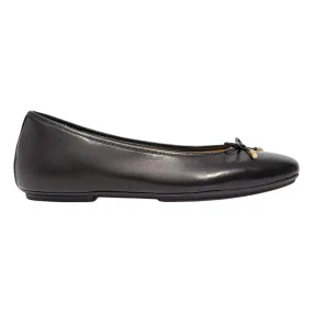 FitFlop Women's Delicato Bow Black Leather