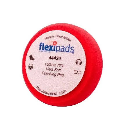 Flexipads | Red Velcro Polishing Pad 150 X 55mm