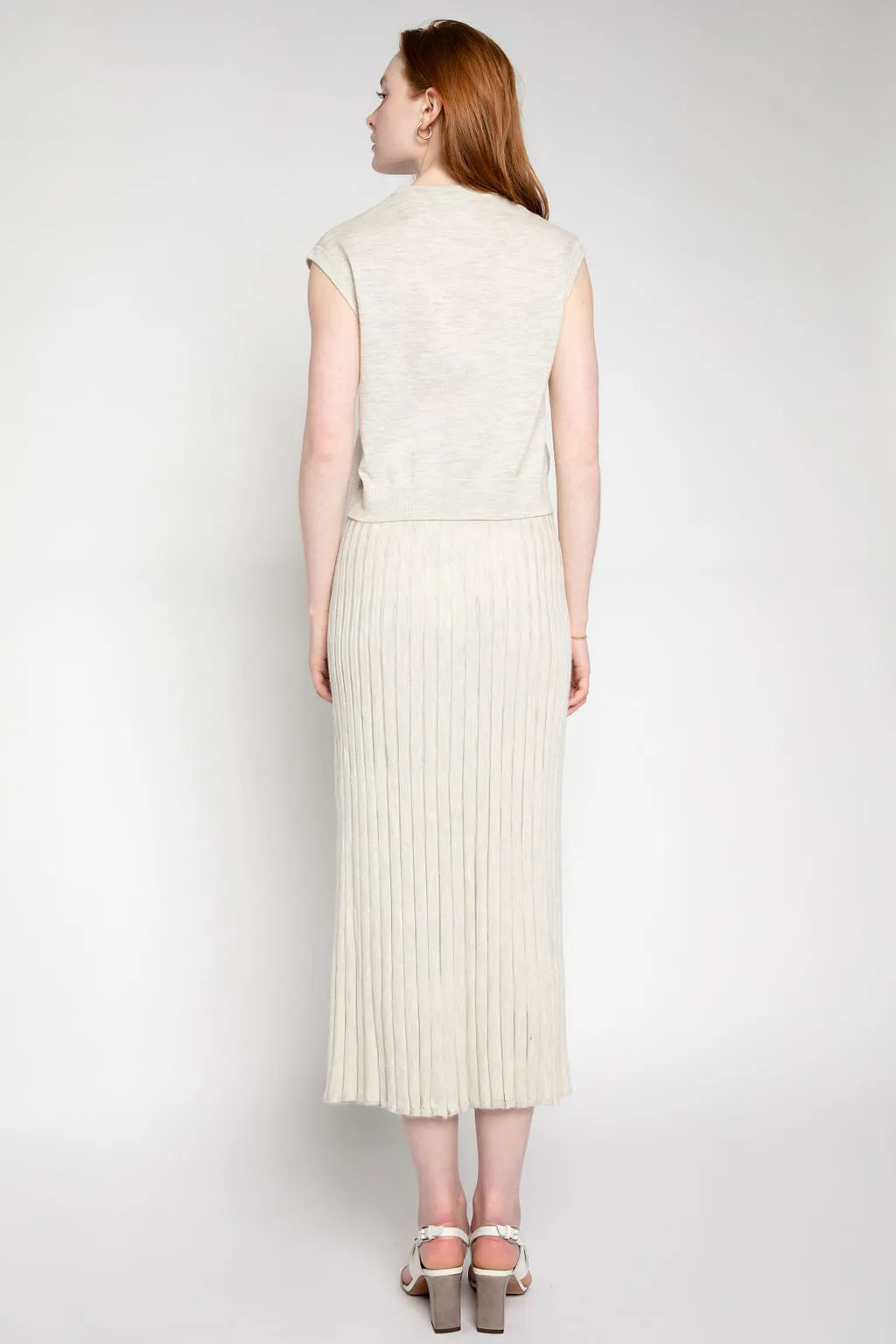 Flynn Maxi Skirt in Blizzard