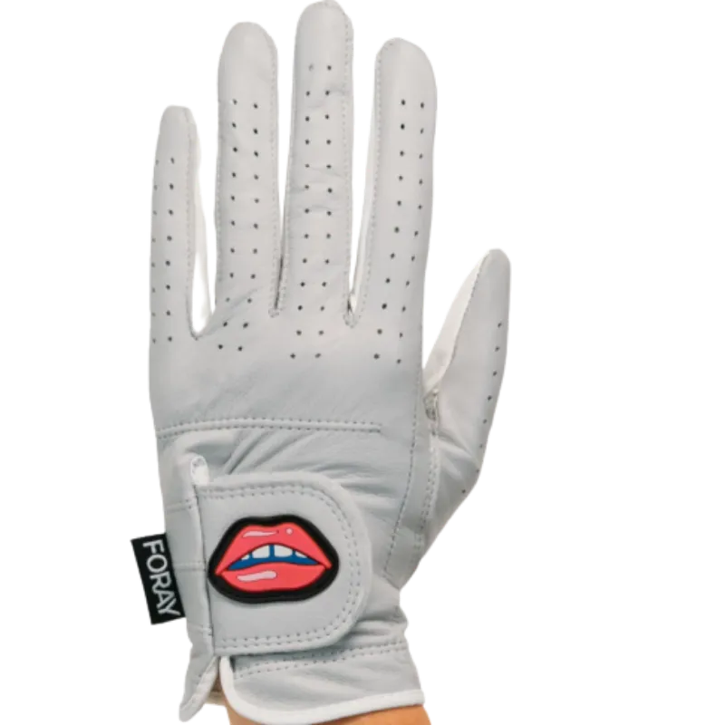 Foray Golf Glove Asher Lips - Grey