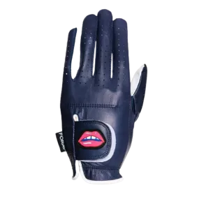 Foray Golf Glove Asher Lips - Navy