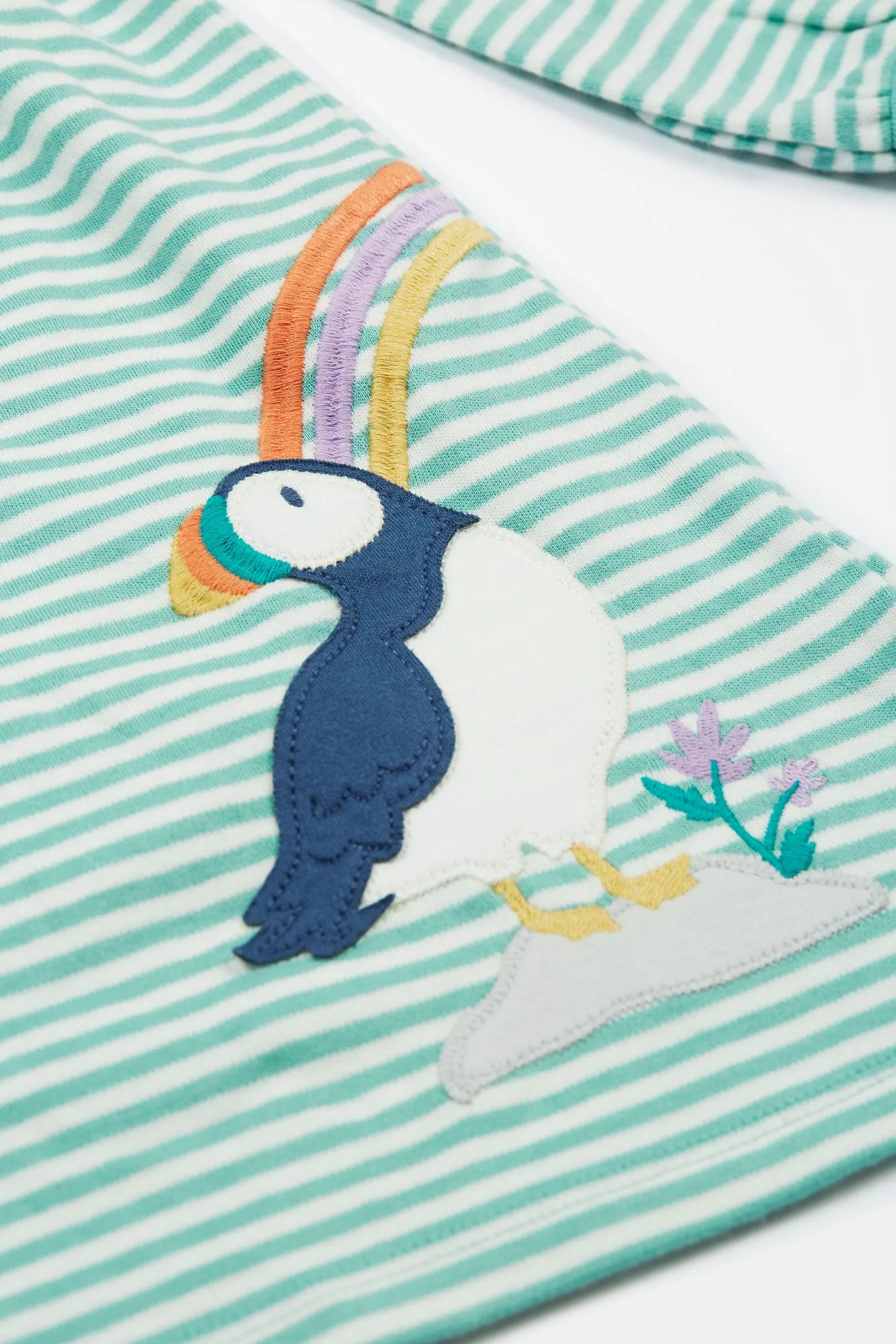 Frugi Baby Girls Dolcie Puffin Dress