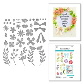 Garden Wreath Add-Ons Etched Dies from the Beautiful Wreaths Collection by Suzanne Hue