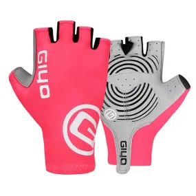 GIYO Outdoor Half-Finger Gloves Mountain Road Bike Cycling Gloves, Size: M(Fluorescent Orange)