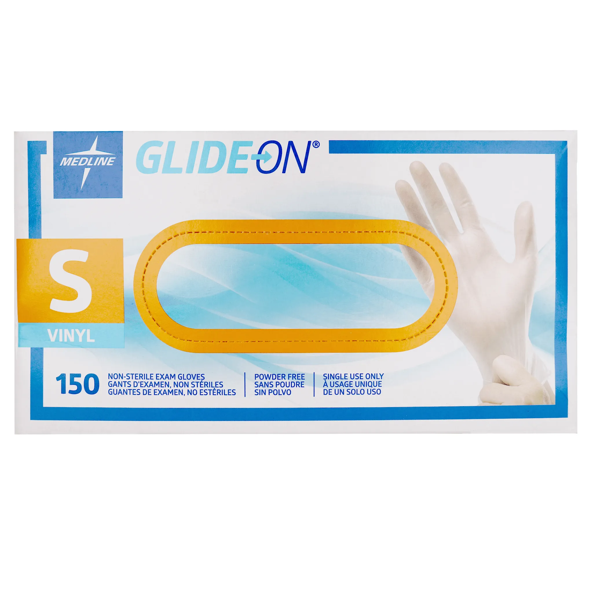 Glide-On Vinyl  Powder Free Gloves