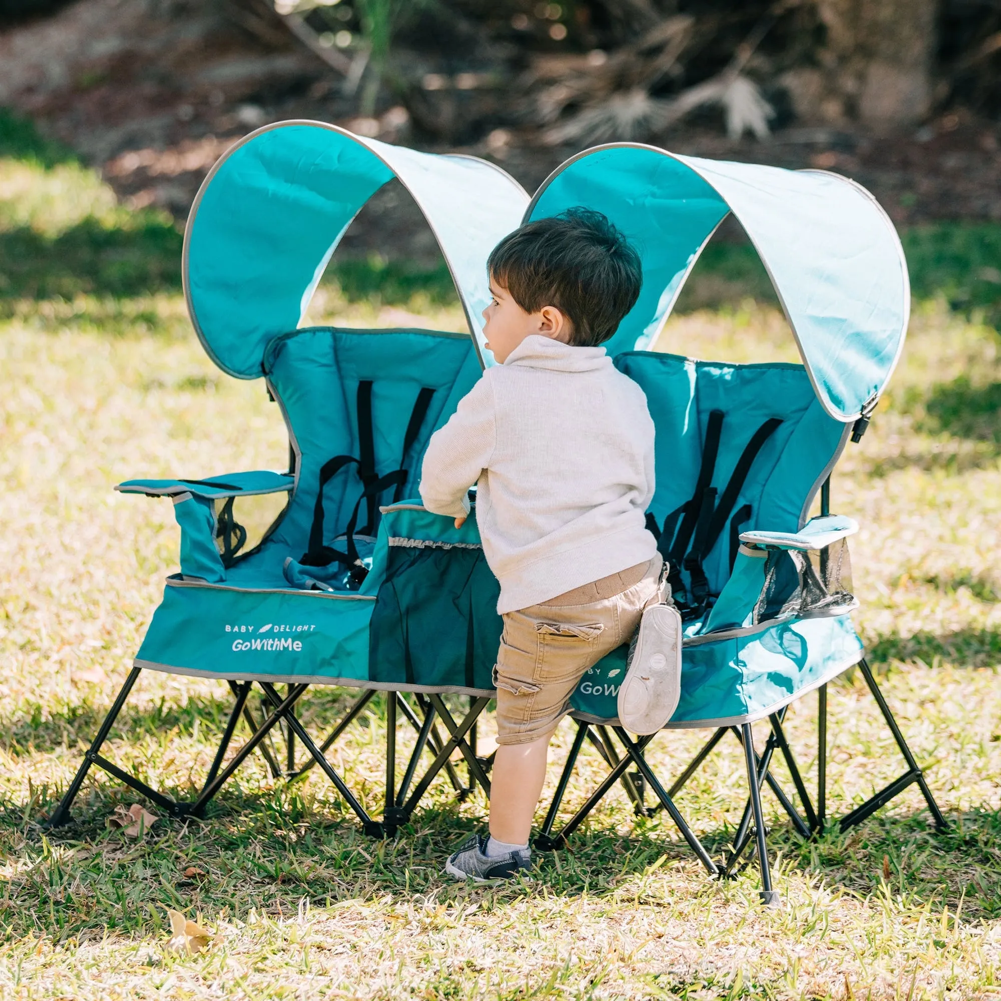 Go With Me® Duo Deluxe Portable Double Chair - Teal