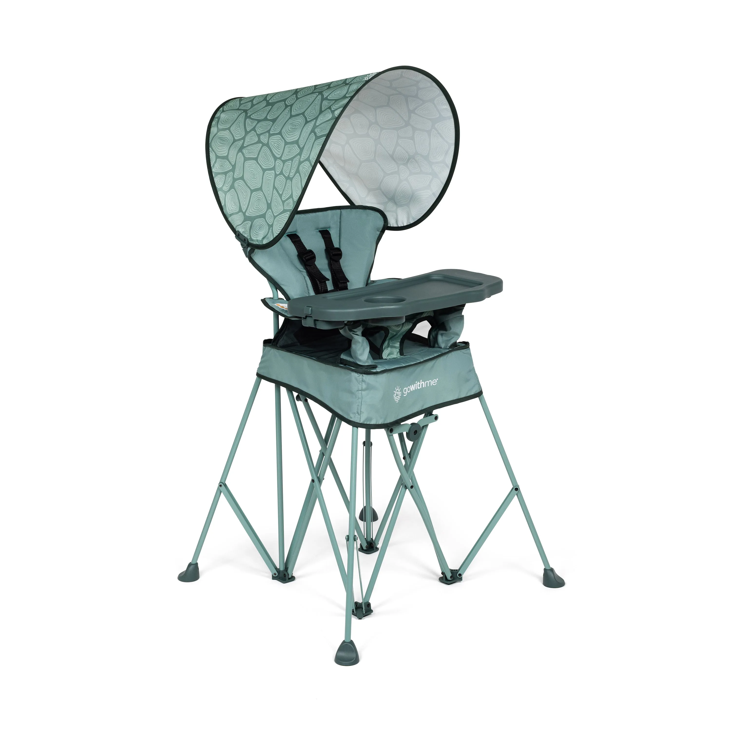 Go With Me® Uplift Deluxe Portable High Chair with Canopy - Garden Green