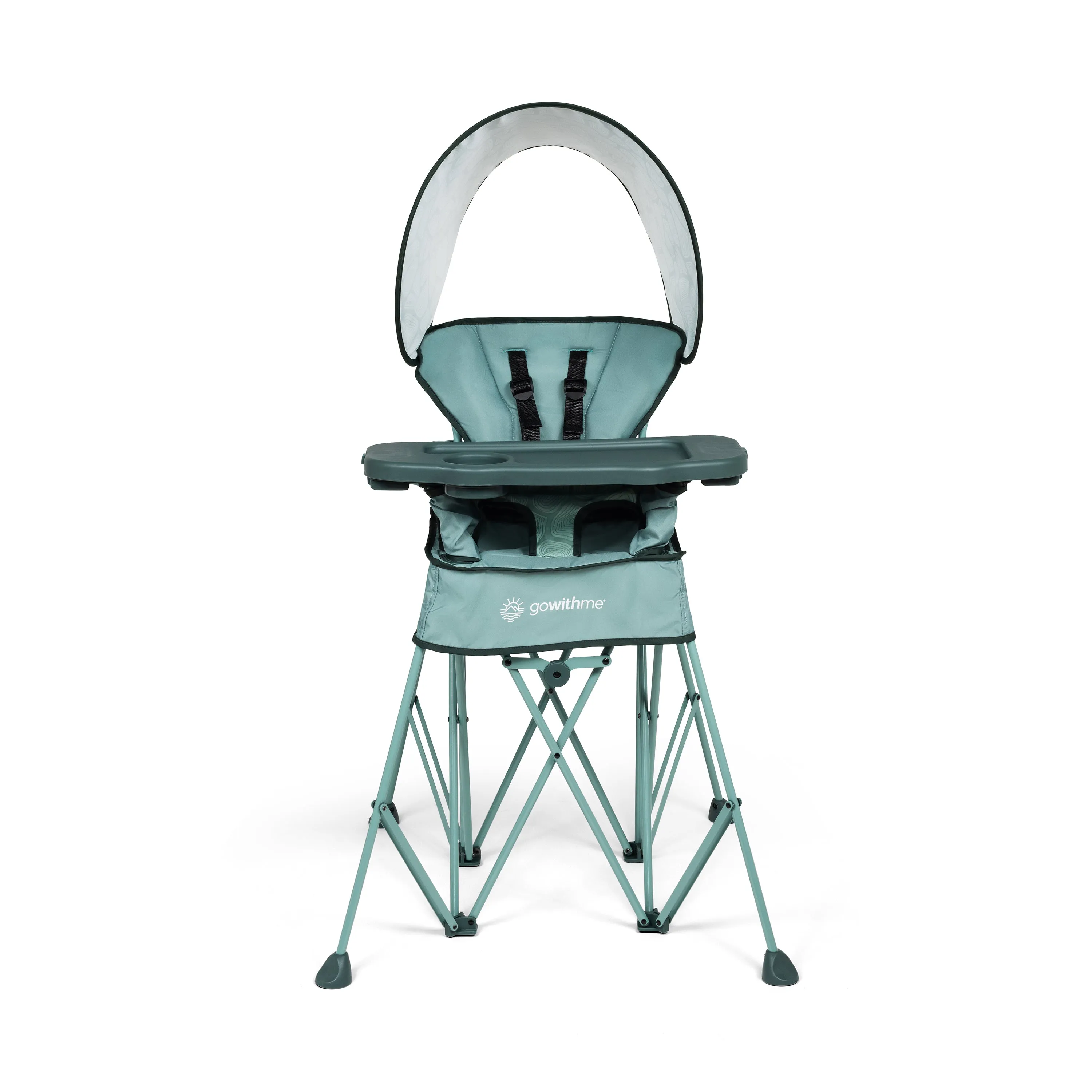 Go With Me® Uplift Deluxe Portable High Chair with Canopy - Garden Green