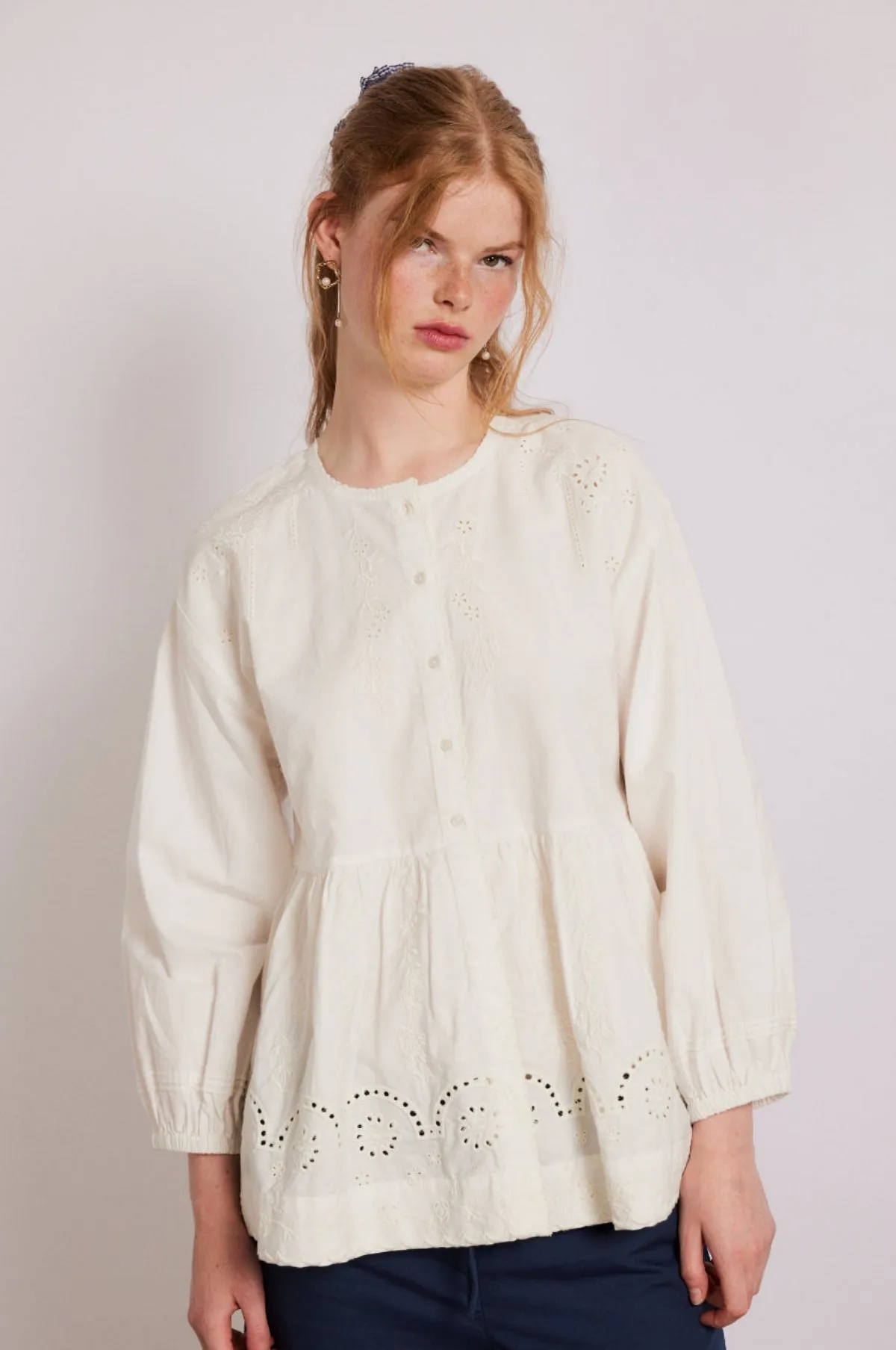 Gretchen Blouse White