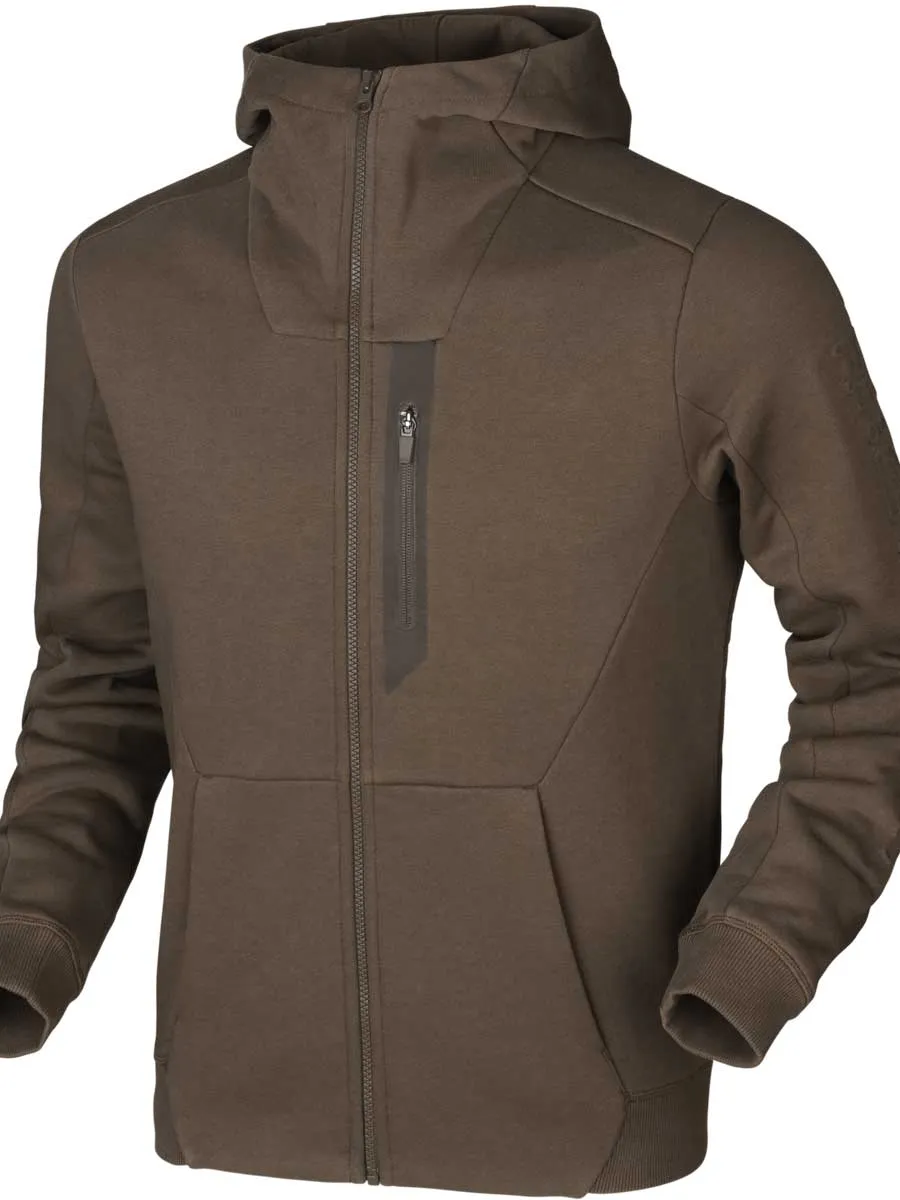 HARKILA Hoodie - Mens Full Zip - Shadow Brown