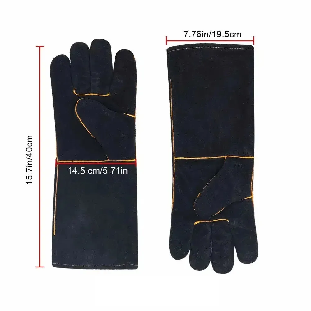 Heat Resistant Leather Gloves