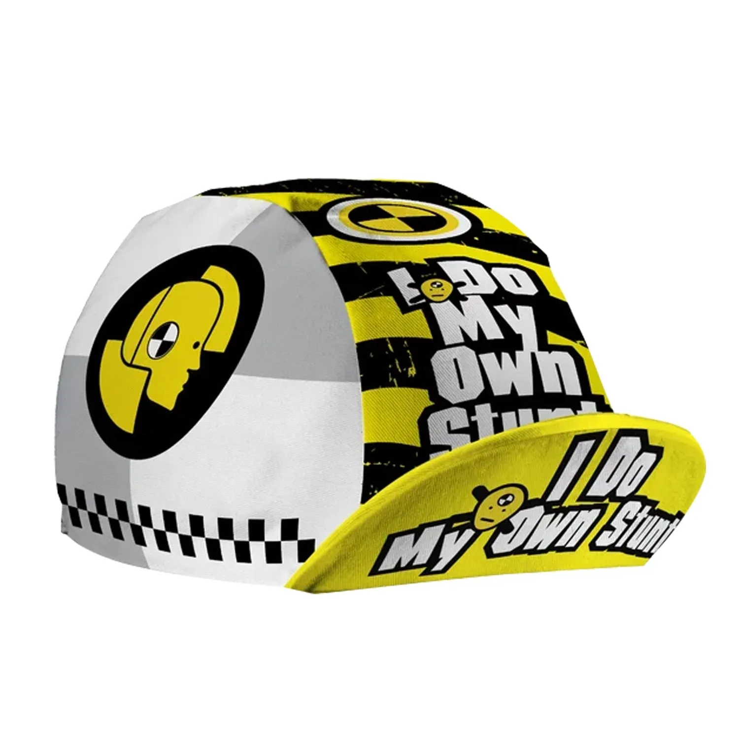 I Do End Yellow Polyester Quick Dry Cycling Cap Motocross Mtb Bmx Racing Bike Sports Balaclava Unisex Summer Sun Visor