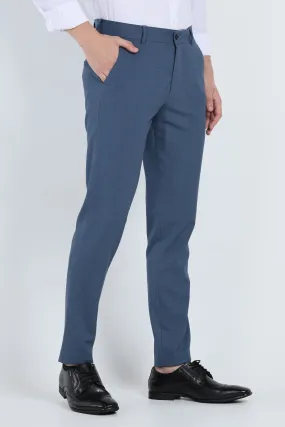 Ivyn Elegant Sapphire Formal Trousers for Men's