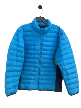 Jacket Puffer & Quilted By Clothes Mentor In Blue, Size: L