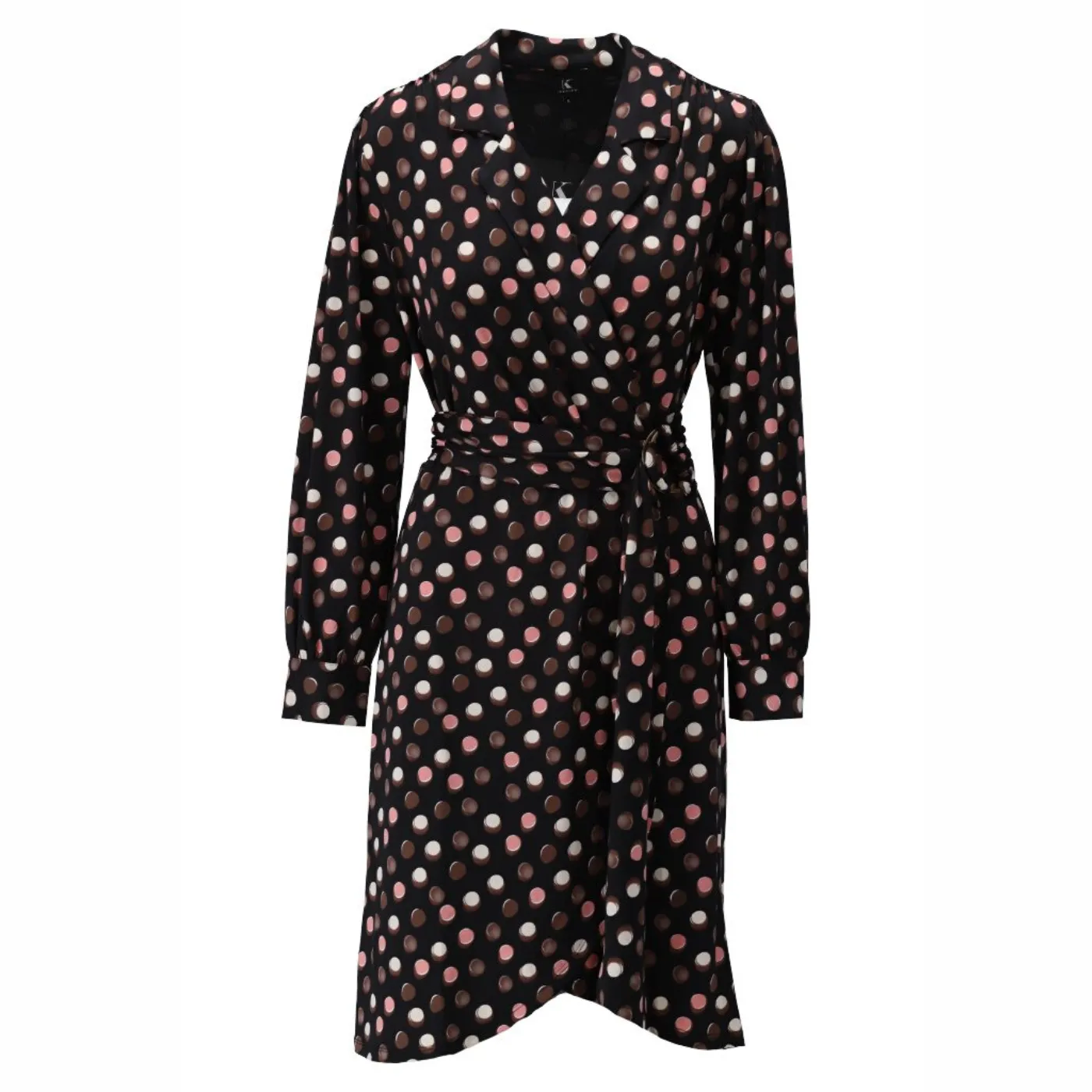 K Design Polka Dot Wrap Dress