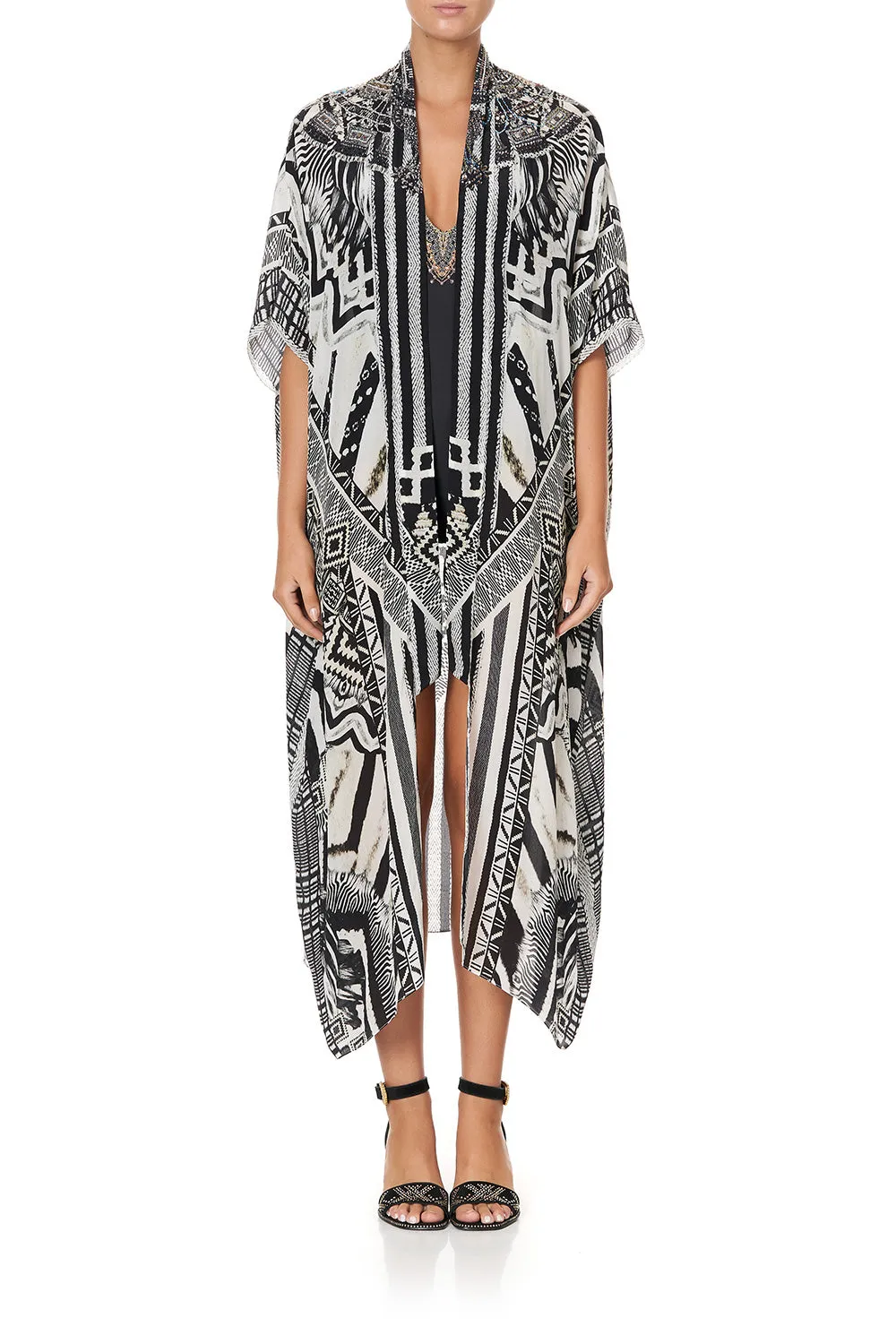 KIMONO COAT TRIBAL THEORY