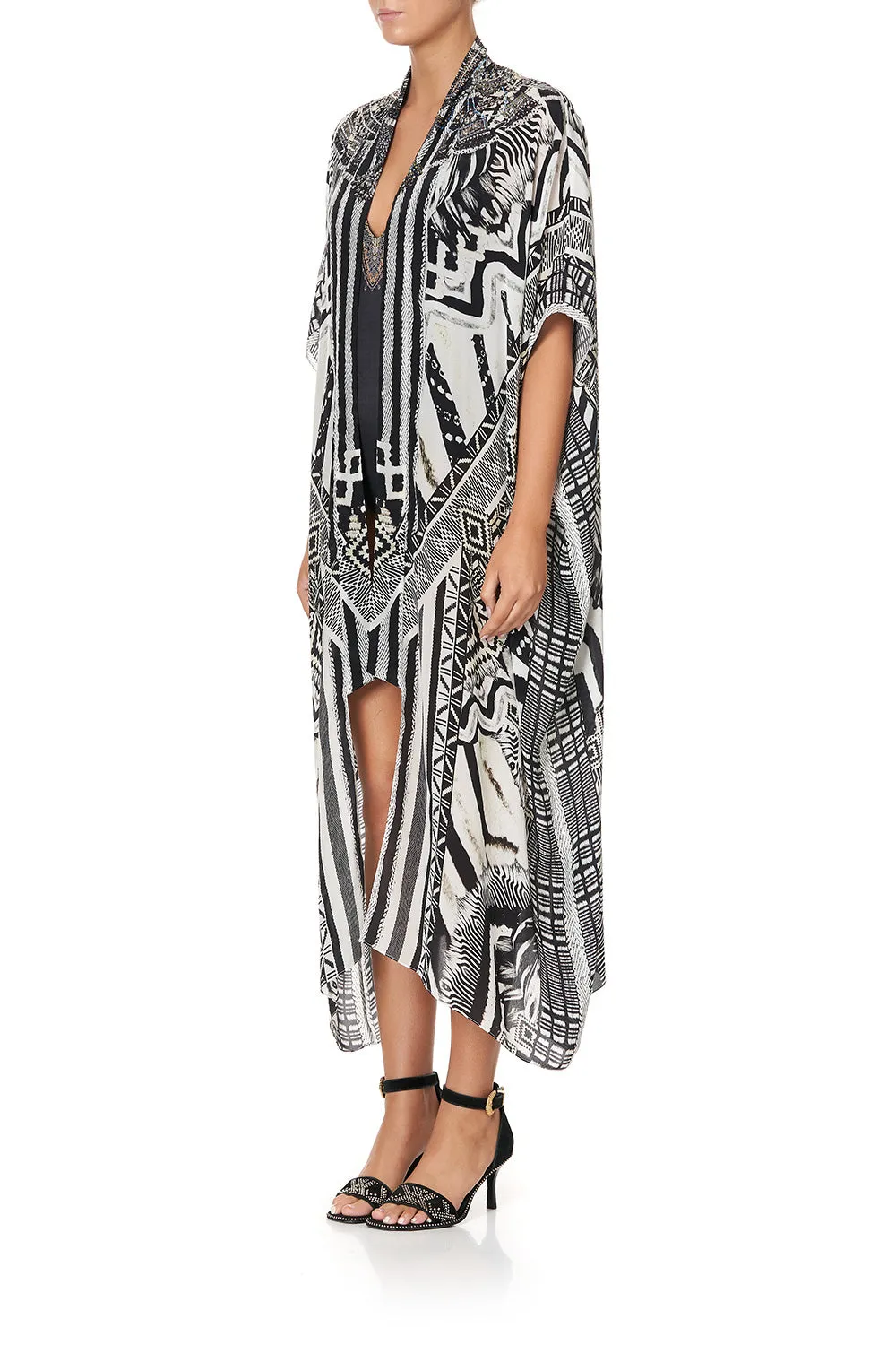 KIMONO COAT TRIBAL THEORY