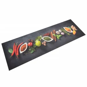 Kitchen Rug Washable Spices 60x180 cm Velvet