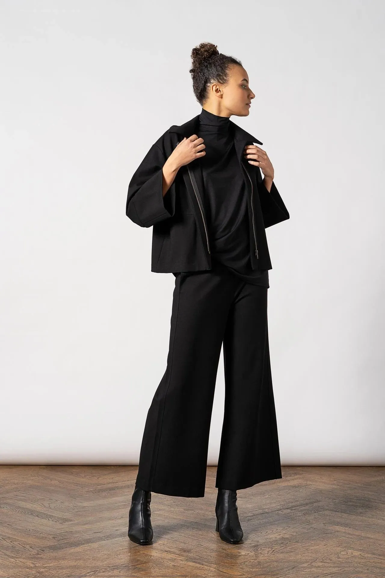 Lottie Wide Pants Black