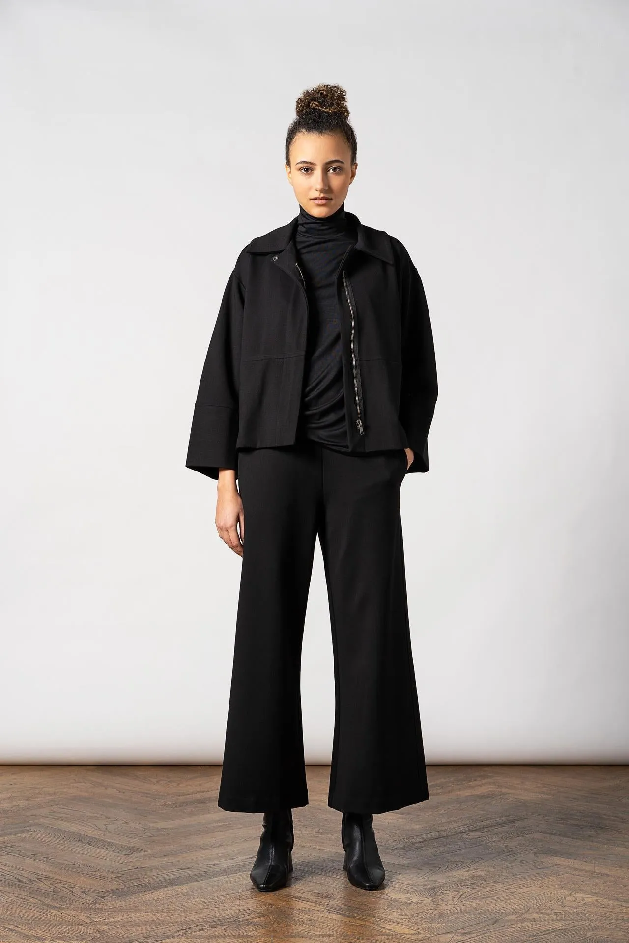 Lottie Wide Pants Black