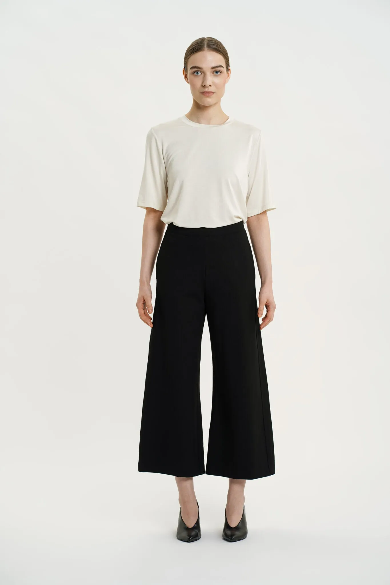 Lottie Wide Pants Black