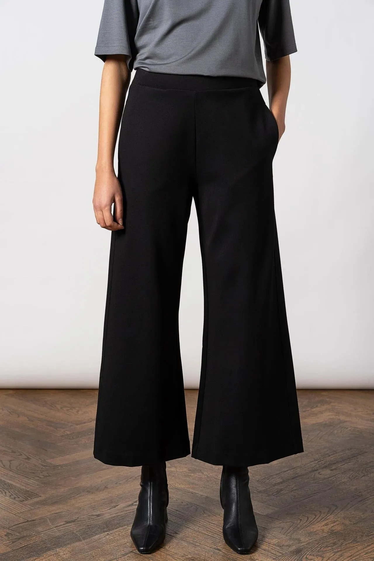 Lottie Wide Pants Black