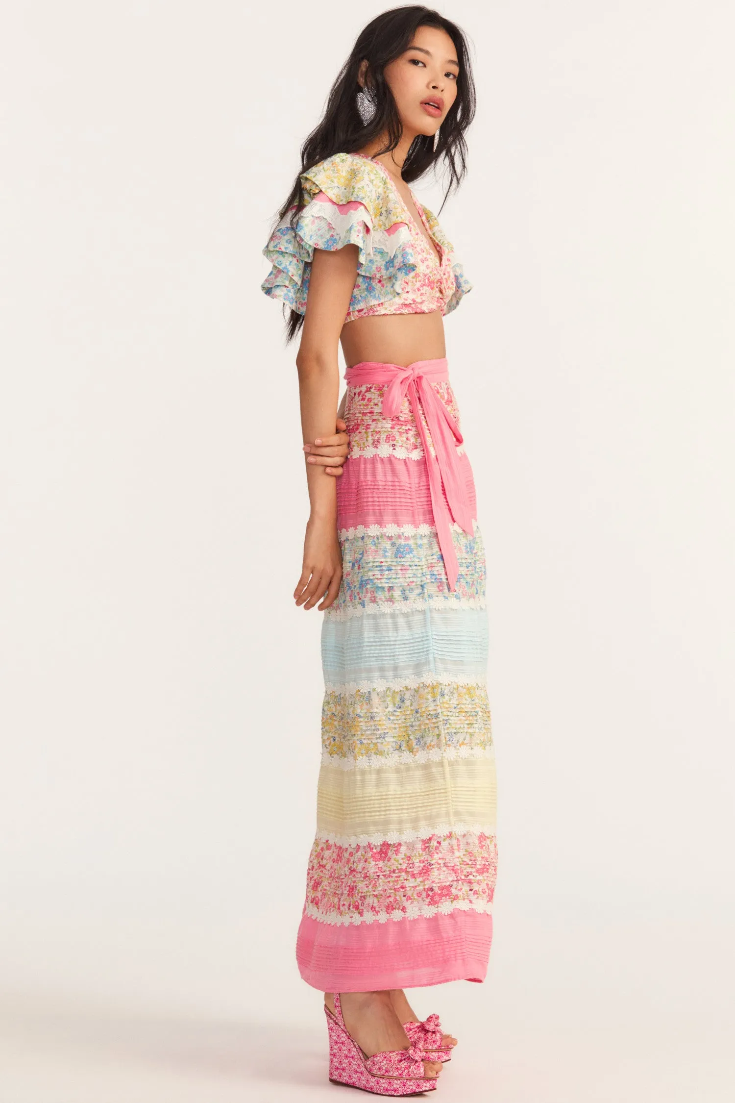 Makia Wrap Maxi Skirt