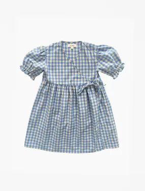 Matilde Dress in Bluebell Check