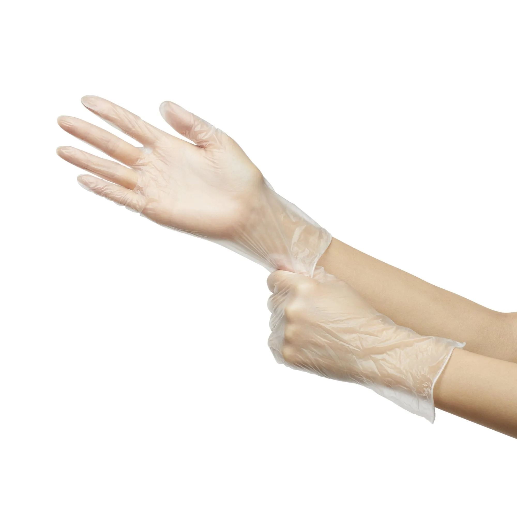 McKesson Confiderm® Vinyl Exam Glove, Small, Clear