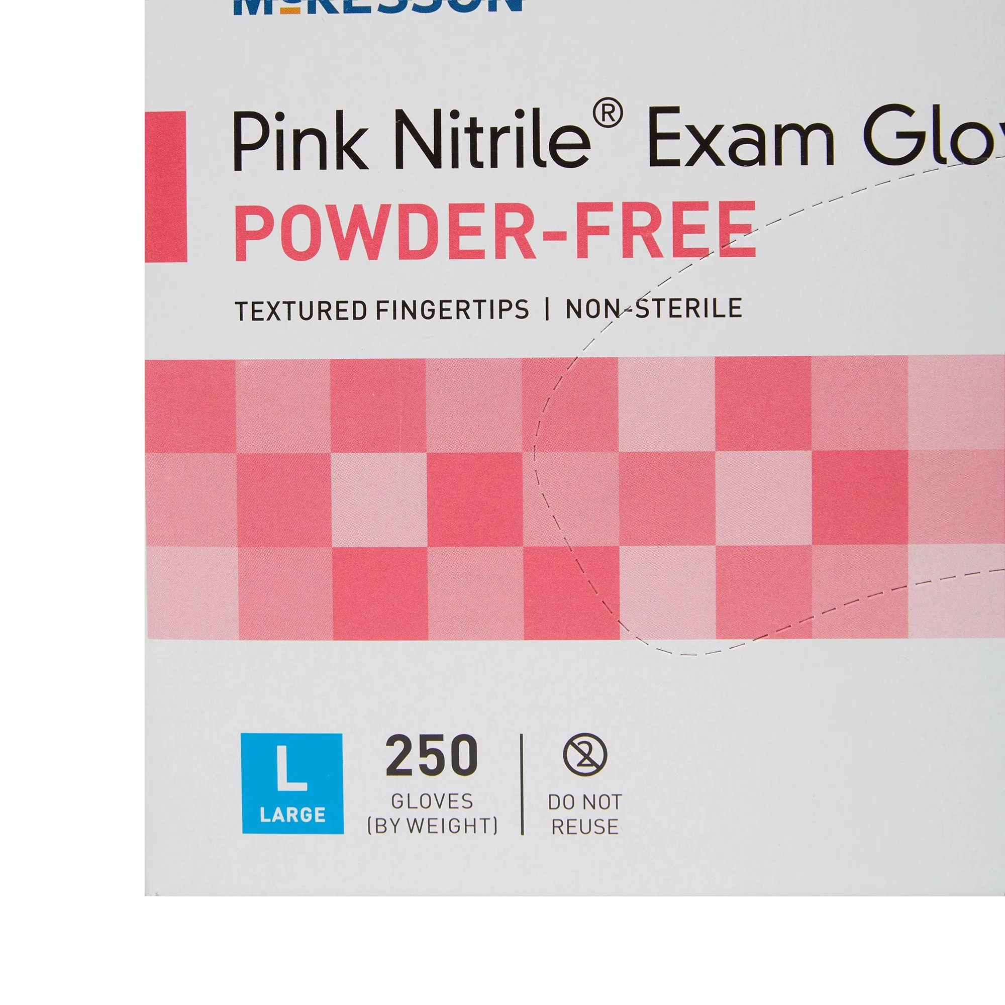 McKesson Pink Nitrile® Exam Gloves - Large