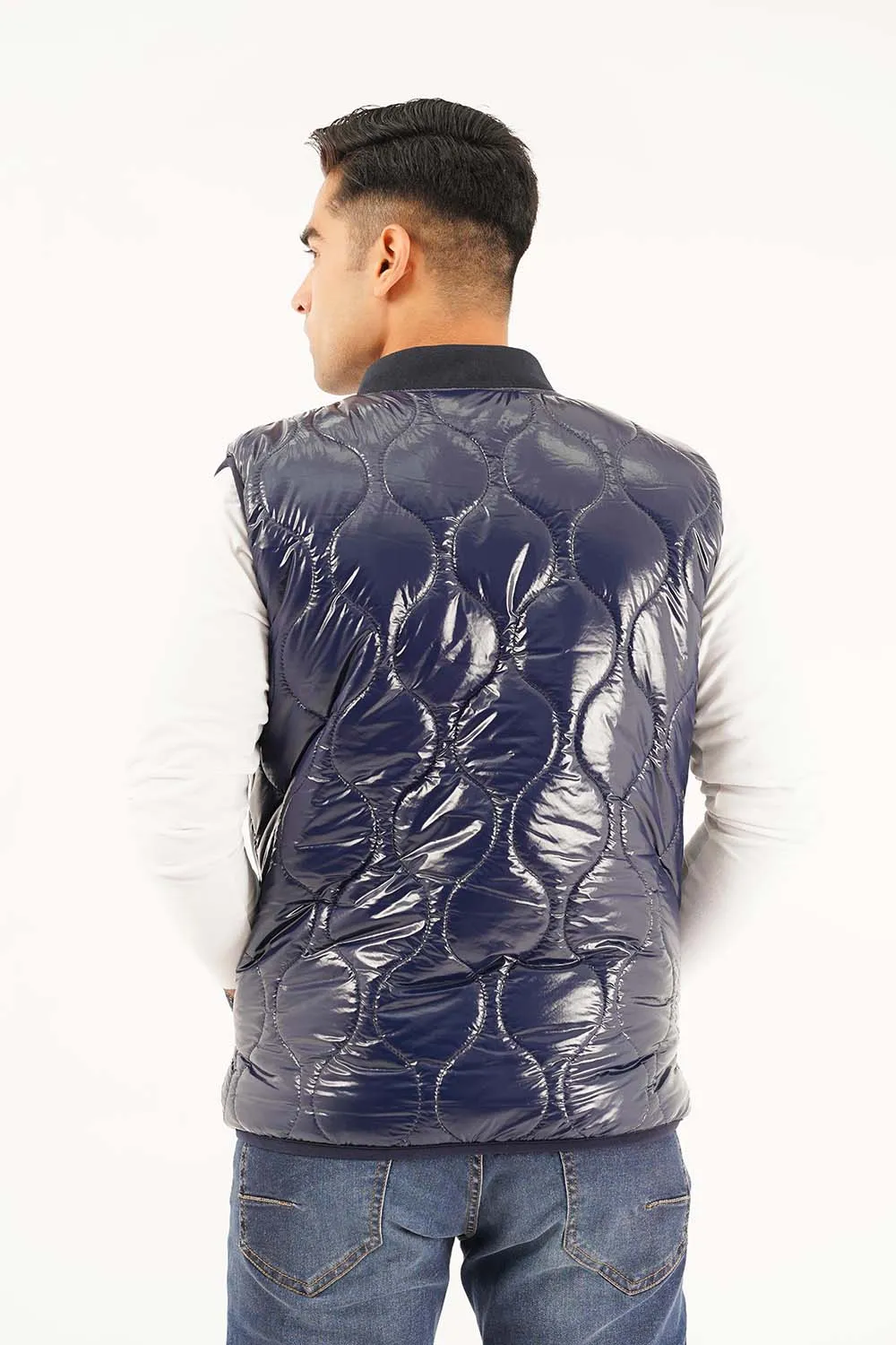 Men's Sleeve Less Puffer Jacket