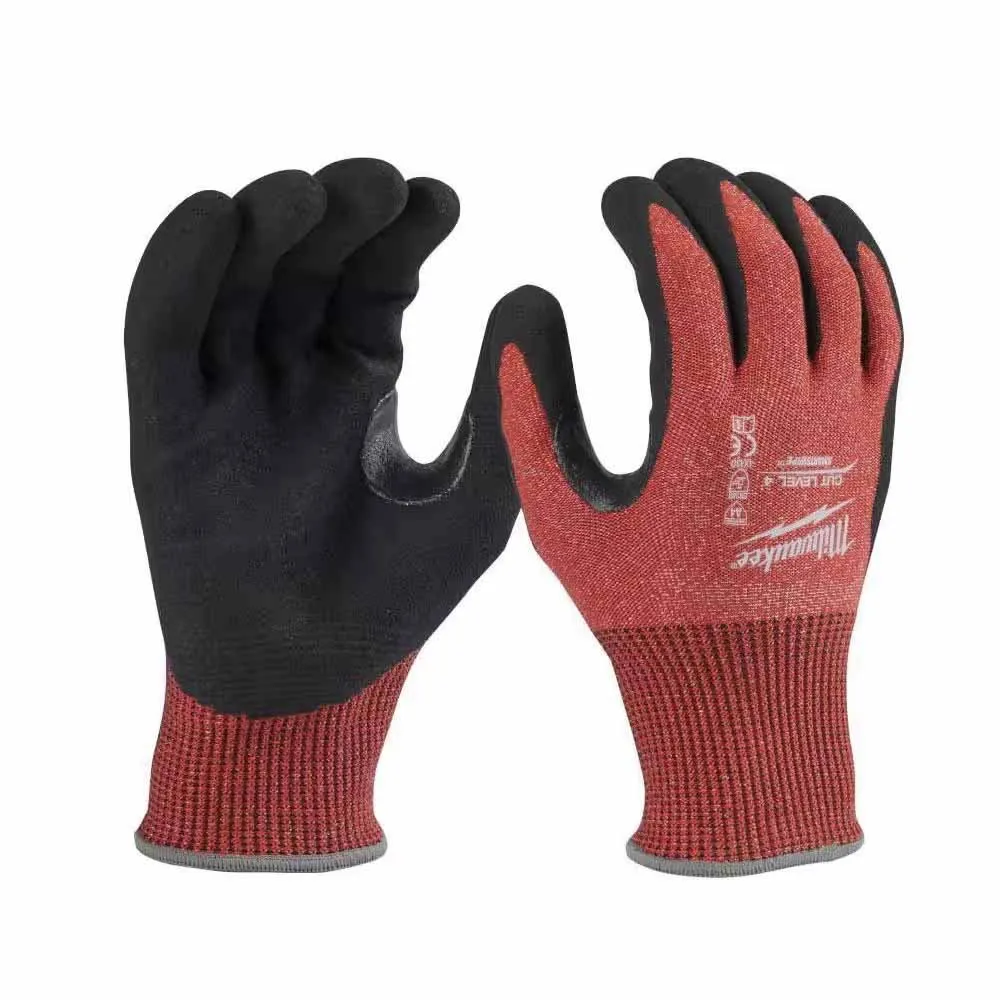 Milwaukee 48-22-8946 Cut Level 4 Nitrile Dipped Gloves - M