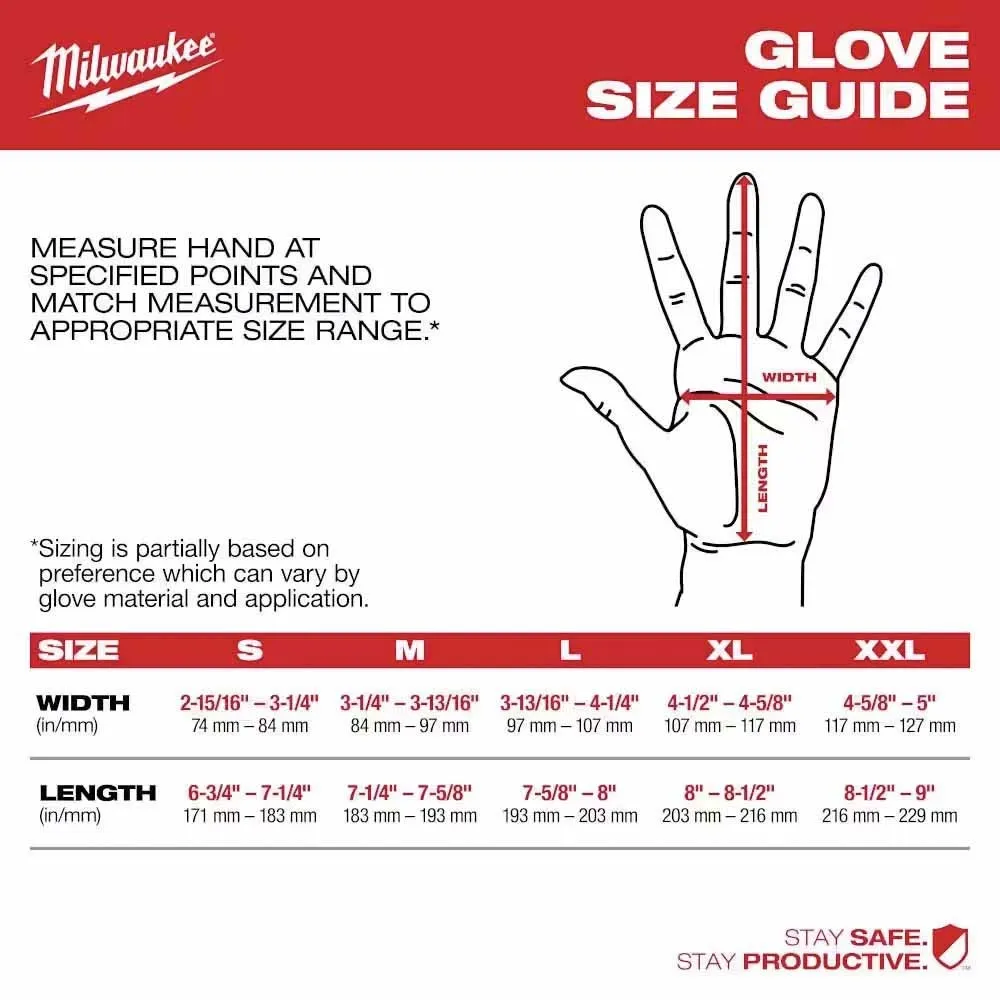 Milwaukee 48-22-8946 Cut Level 4 Nitrile Dipped Gloves - M