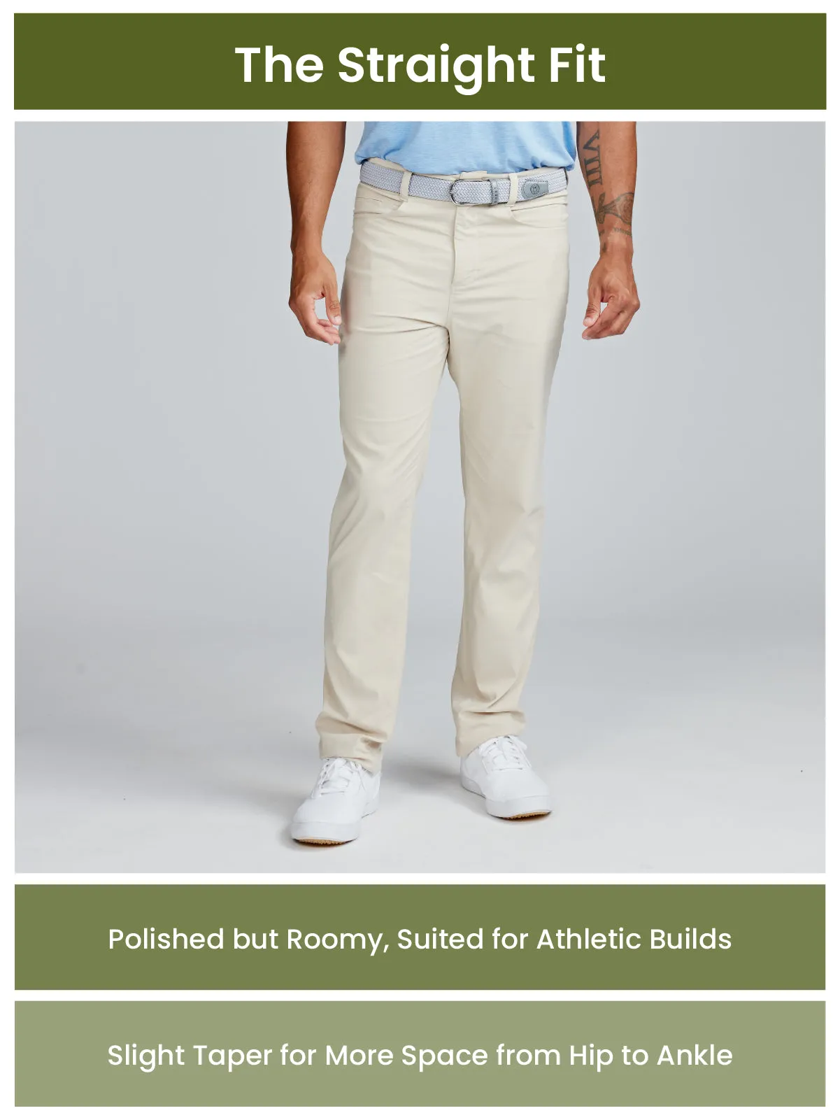 Motion Pant Straight Fit - Khaki