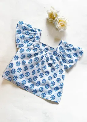 Newborn Baby Dress Blueberry