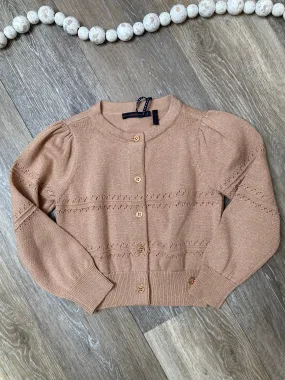 NON Sparkle Cardigan in Sand Blush