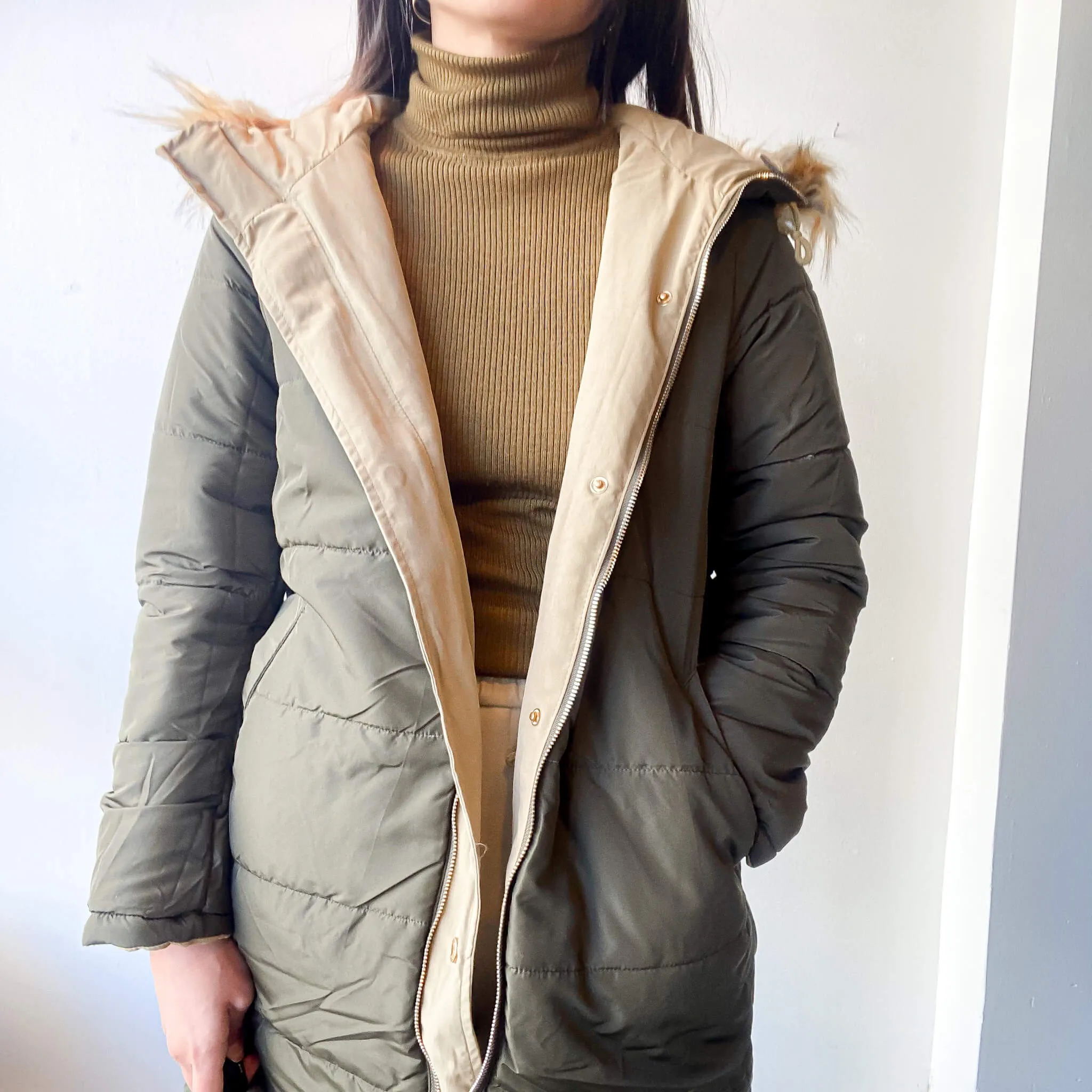 OPTIM | Reversible Hooded Padded Coat