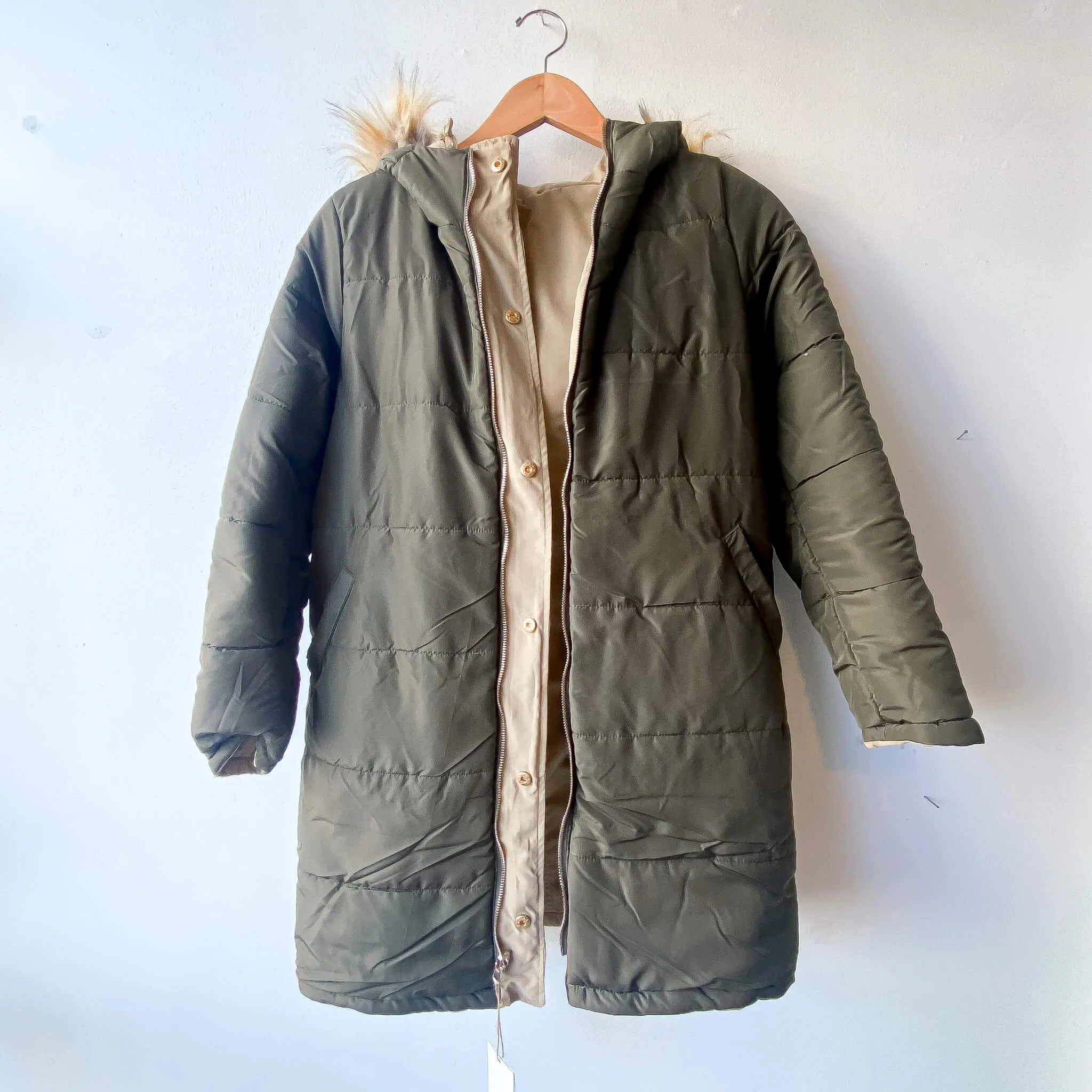 OPTIM | Reversible Hooded Padded Coat