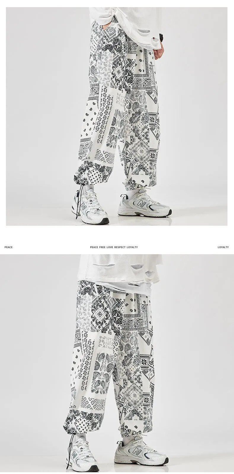 Paisley Bandana Pattern Pants