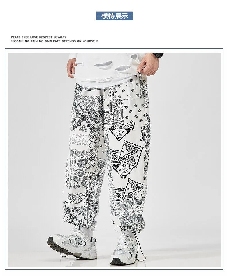 Paisley Bandana Pattern Pants