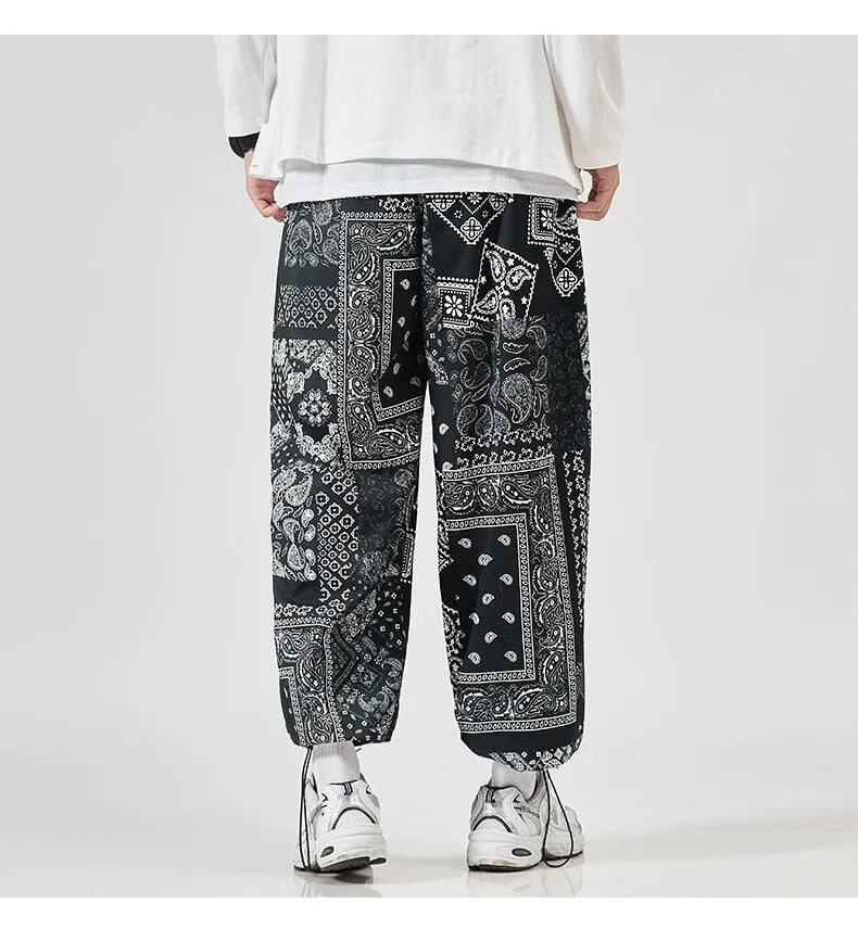 Paisley Bandana Pattern Pants