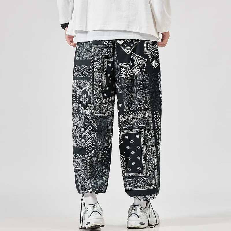 Paisley Bandana Pattern Pants