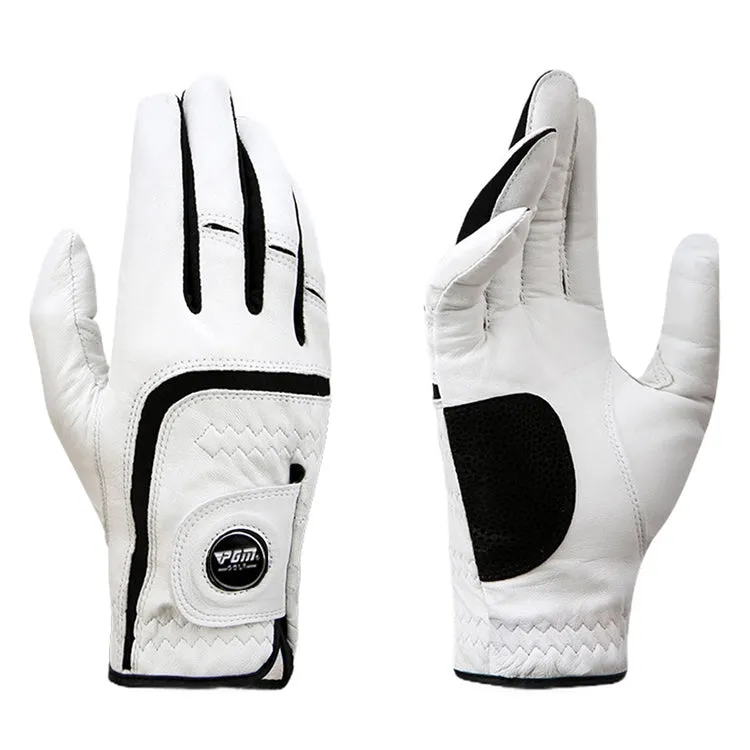 PGM Golf Sheepskin Breathable Non-slip Single Gloves for Men (Color:Right Hand Size:25)