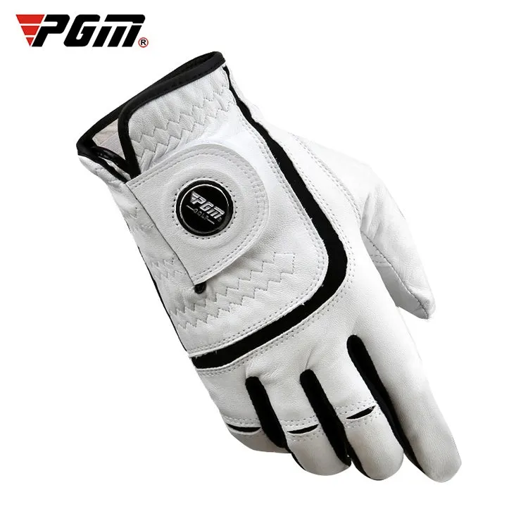 PGM Golf Sheepskin Breathable Non-slip Single Gloves for Men (Color:Right Hand Size:25)